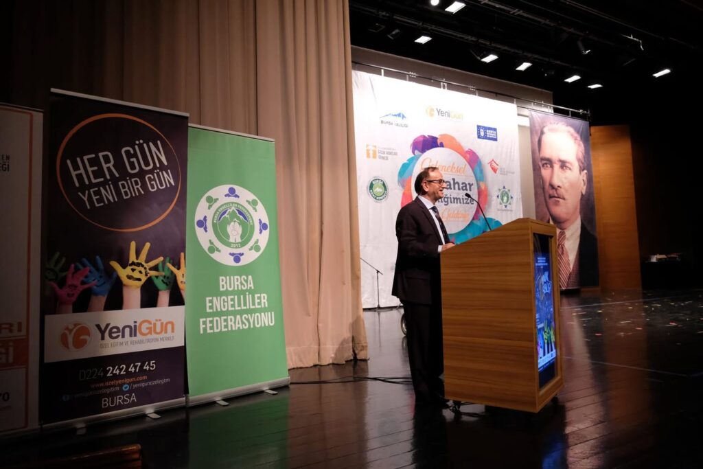 Özel Eğitim Gerektiren Çocuk Hakları Derneği etkinliğinden bir kare