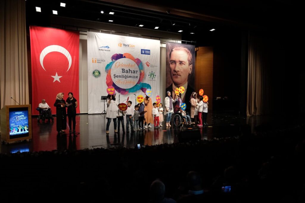 Özel Eğitim Gerektiren Çocuk Hakları Derneği etkinliğinden bir kare
