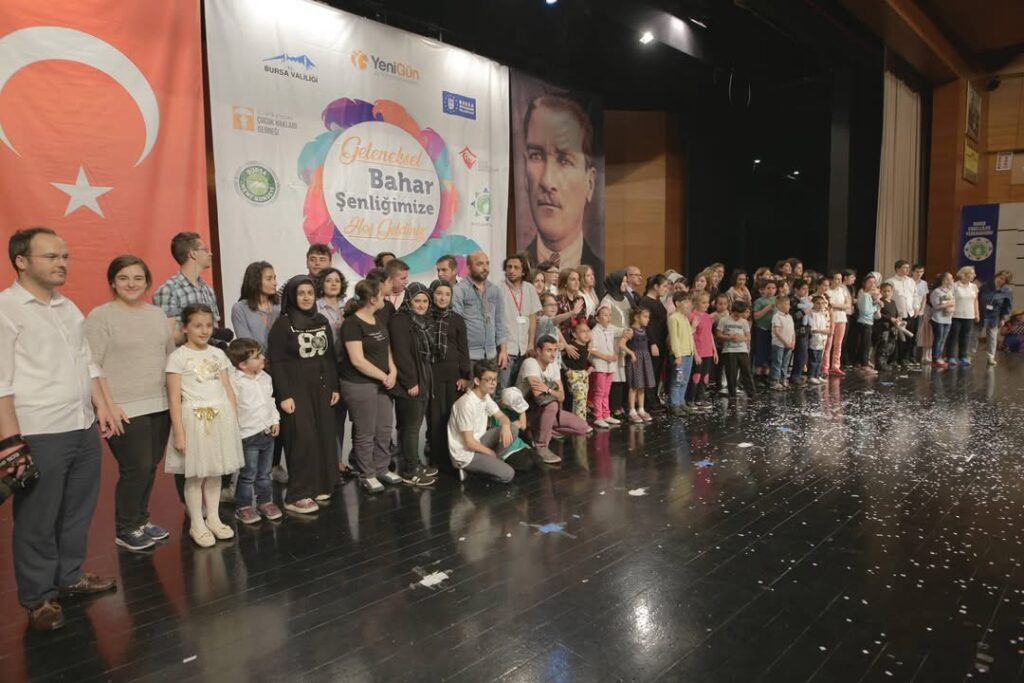Özel Eğitim Gerektiren Çocuk Hakları Derneği etkinliğinden bir kare