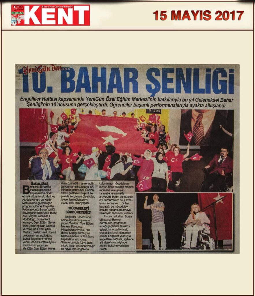 Kent gazetesi, 15 Mayıs 2017 — 10. Bahar Şenliği