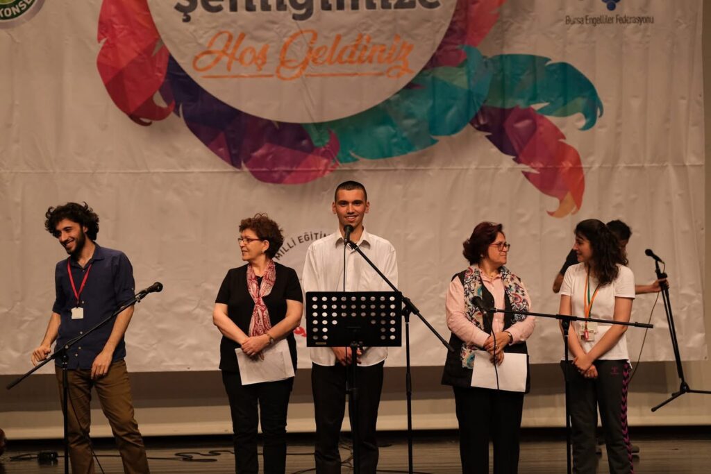 Özel Eğitim Gerektiren Çocuk Hakları Derneği etkinliğinden bir kare