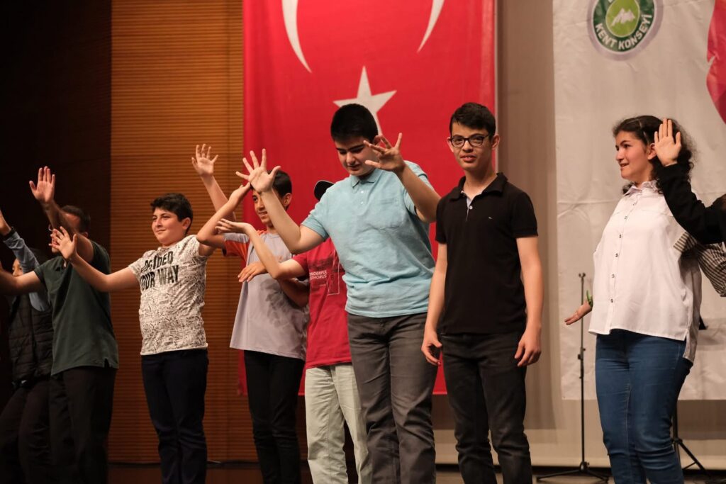 Özel Eğitim Gerektiren Çocuk Hakları Derneği etkinliğinden bir kare