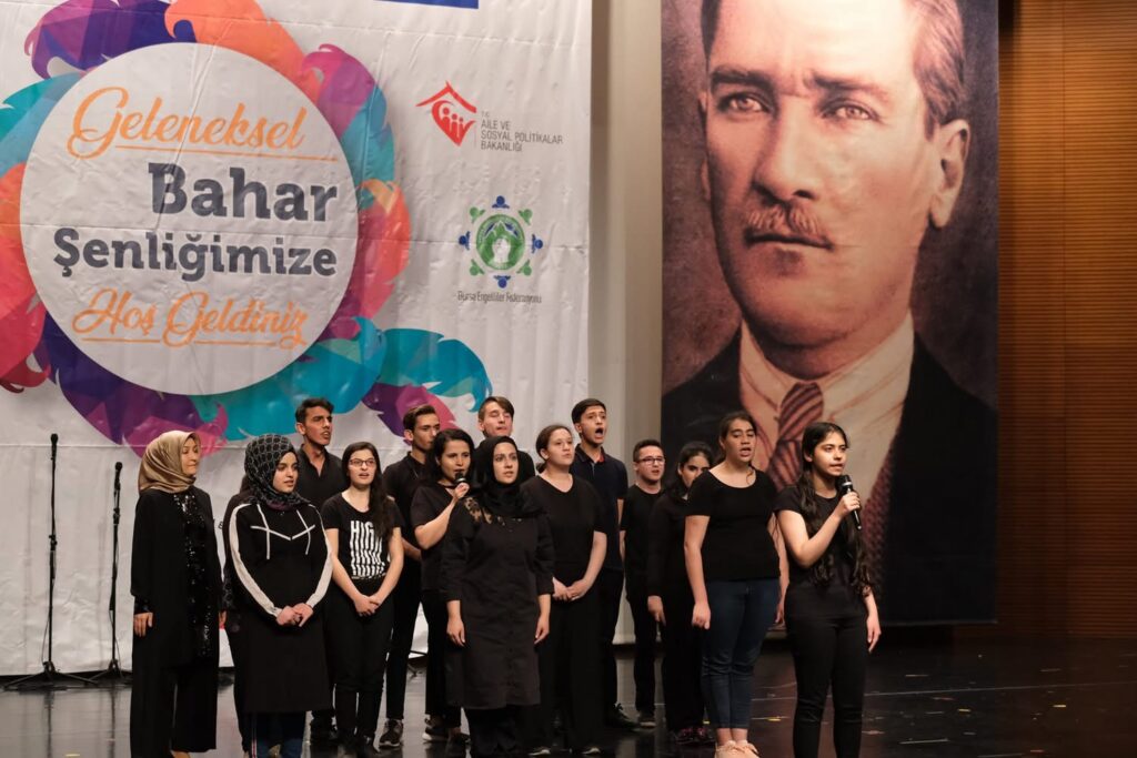 Özel Eğitim Gerektiren Çocuk Hakları Derneği etkinliğinden bir kare