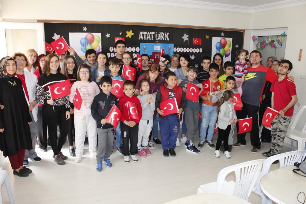 Özel Eğitim Gerektiren Çocuk Hakları Derneği etkinliğinden bir kare