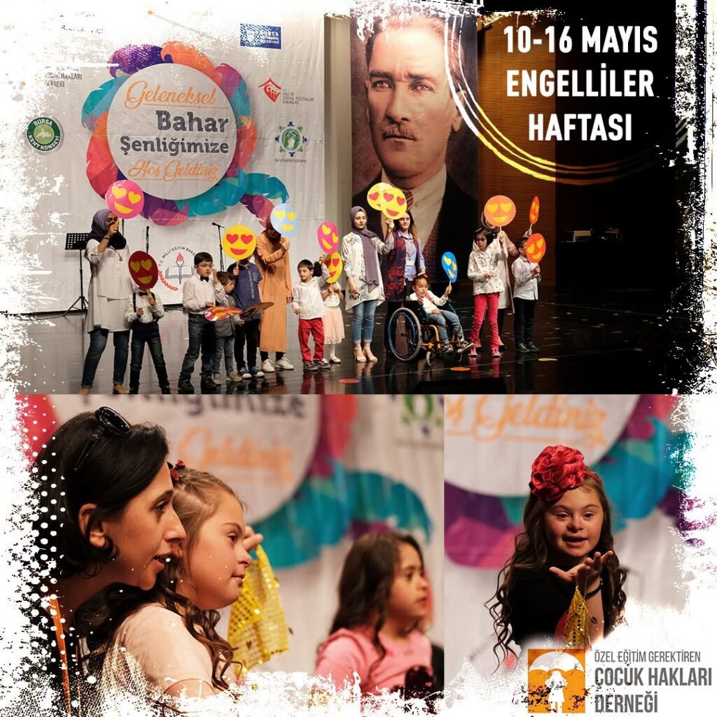 Özel Eğitim Gerektiren Çocuk Hakları Derneği etkinliğinden bir kare