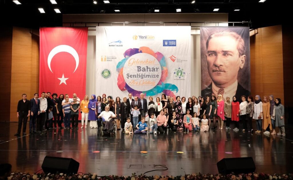 Özel Eğitim Gerektiren Çocuk Hakları Derneği etkinliğinden bir kare
