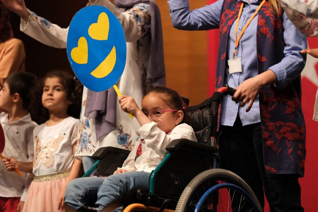 Özel Eğitim Gerektiren Çocuk Hakları Derneği etkinliğinden bir kare