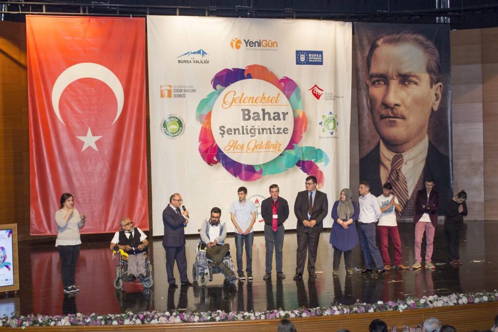 Özel Eğitim Gerektiren Çocuk Hakları Derneği etkinliğinden bir kare