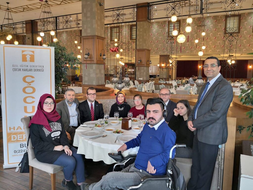 Özel Eğitim Gerektiren Çocuk Hakları Derneği etkinliğinden bir kare