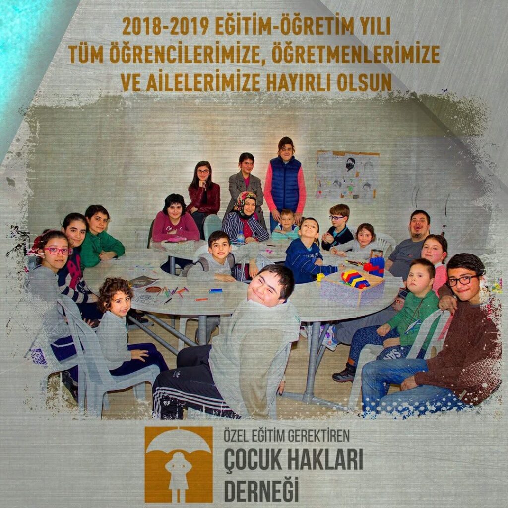 Özel Eğitim Gerektiren Çocuk Hakları Derneği etkinliğinden bir kare
