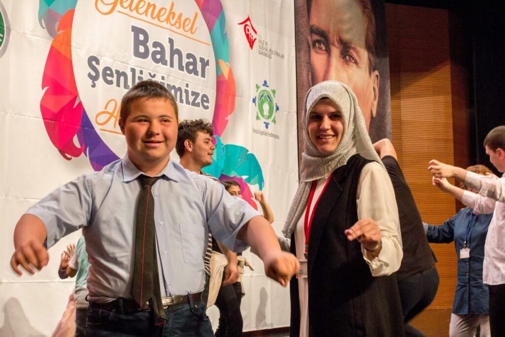 Özel Eğitim Gerektiren Çocuk Hakları Derneği etkinliğinden bir kare