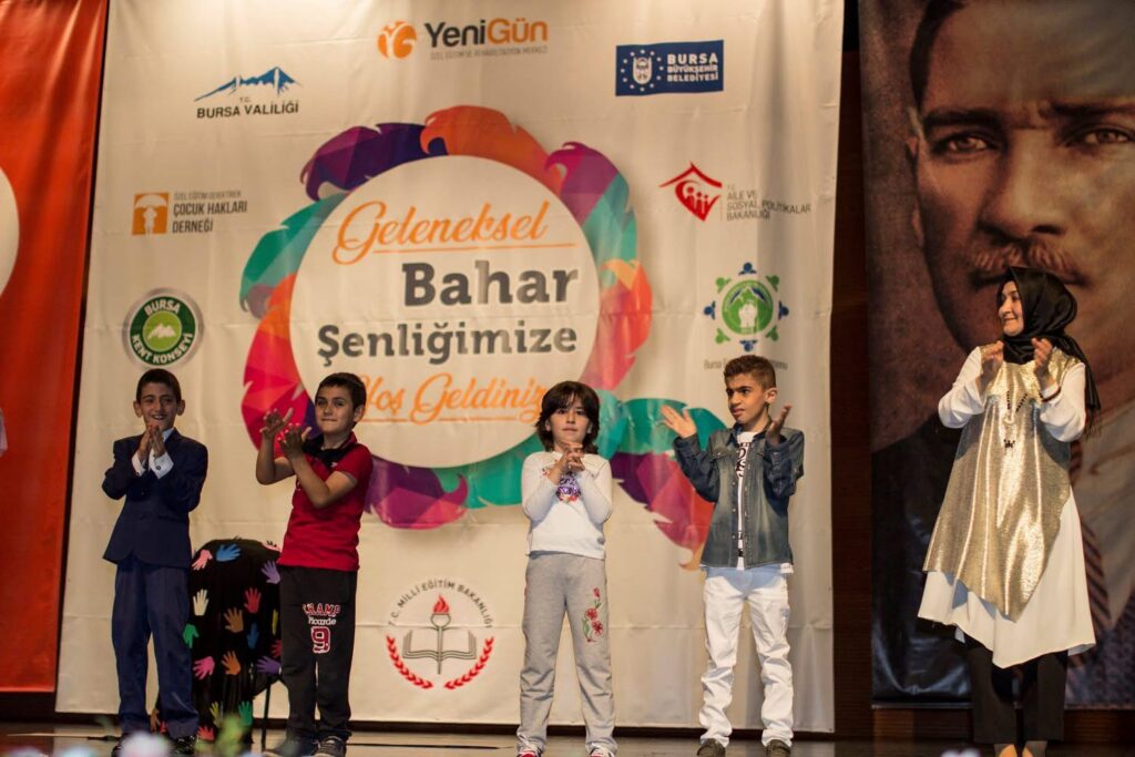 Özel Eğitim Gerektiren Çocuk Hakları Derneği etkinliğinden bir kare