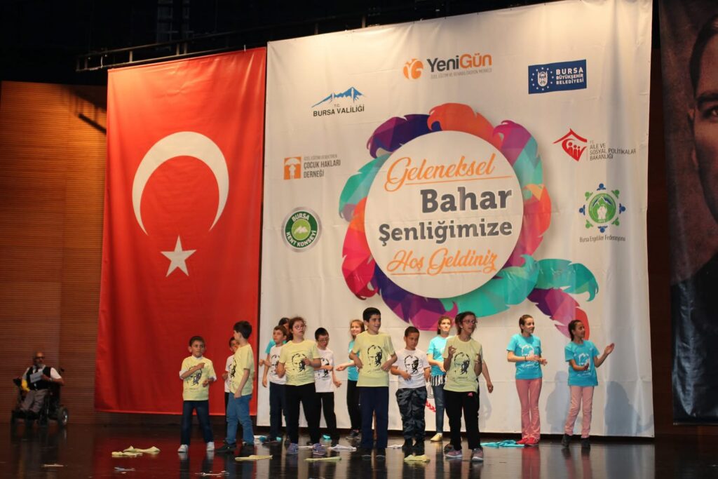 Özel Eğitim Gerektiren Çocuk Hakları Derneği etkinliğinden bir kare