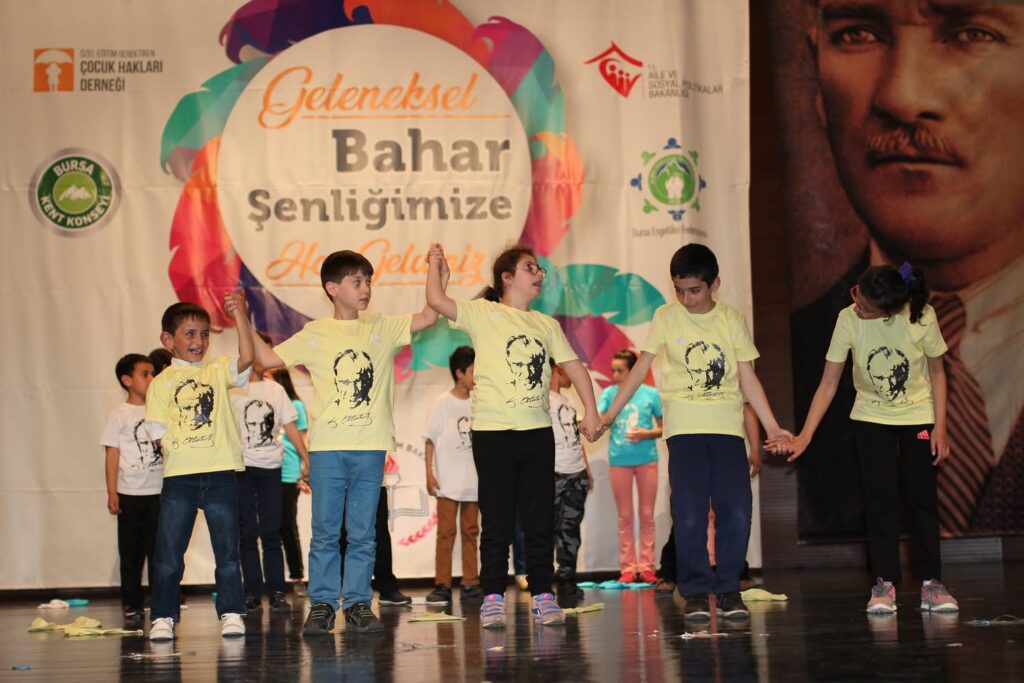 Özel Eğitim Gerektiren Çocuk Hakları Derneği etkinliğinden bir kare