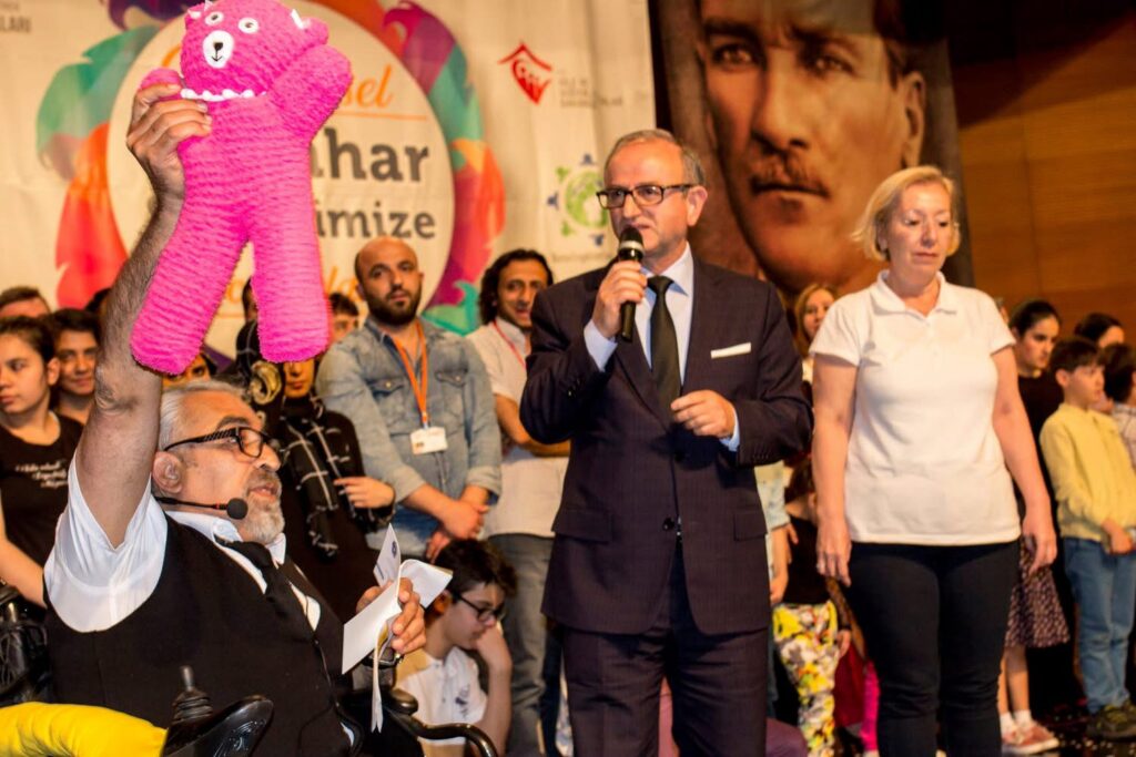 Özel Eğitim Gerektiren Çocuk Hakları Derneği etkinliğinden bir kare
