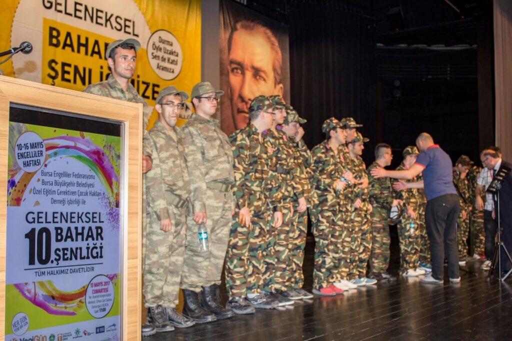 Özel Eğitim Gerektiren Çocuk Hakları Derneği etkinliğinden bir kare