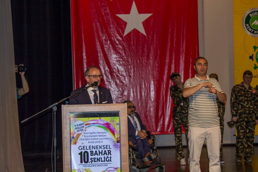 Özel Eğitim Gerektiren Çocuk Hakları Derneği etkinliğinden bir kare